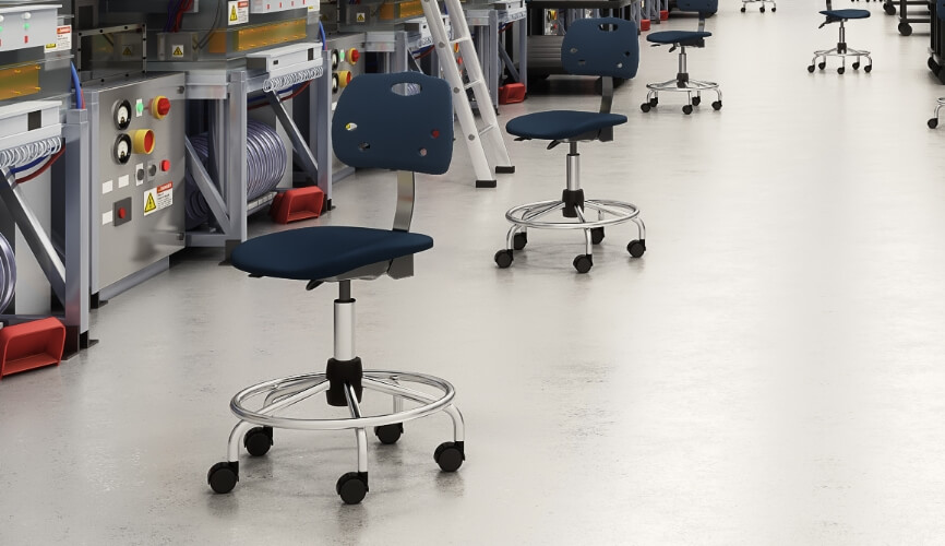 BioFit Chairs in Industrial Setting