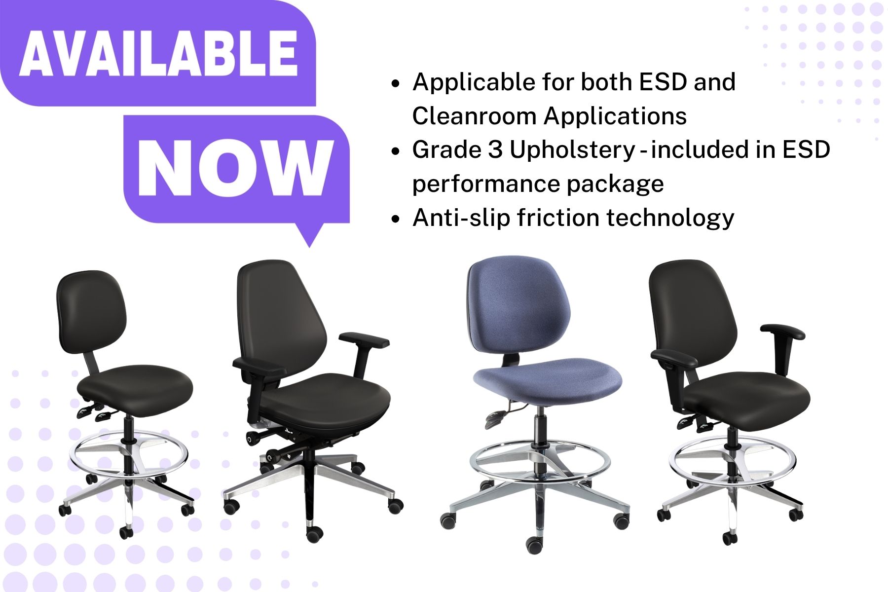 “This isn’t just a new upholstery. It’s a safer, smarter choice for the modern lab.”