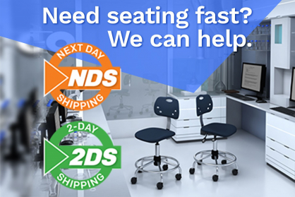 Our Quick Ship Program Makes Outfitting Your Facility with Technical Ergonomic Seating Fast and Easy