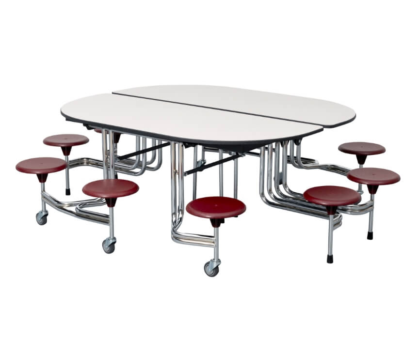10-Seat Oval Tables