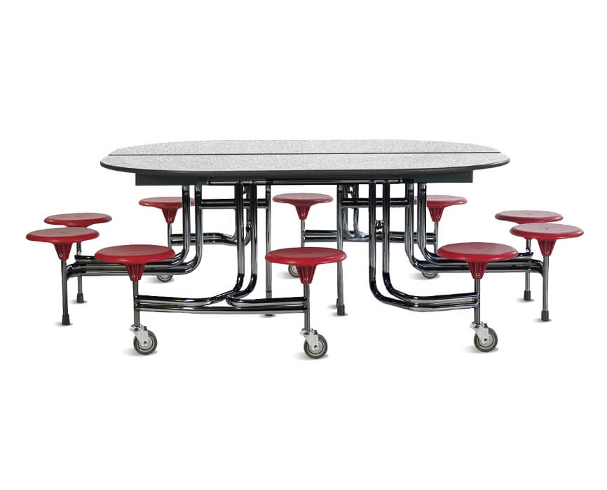 10-Seat Oval Tables