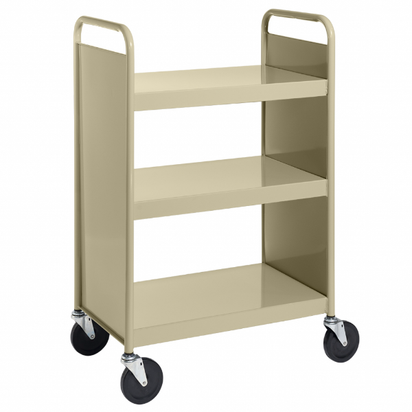 Multipurpose Cart with Three Flat Shelves